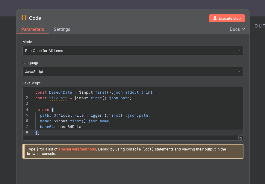 Schema del Workflow n8n